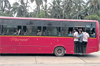 Karkala: 63-year-old woman injured after falling from moving bus near Miyyar divider